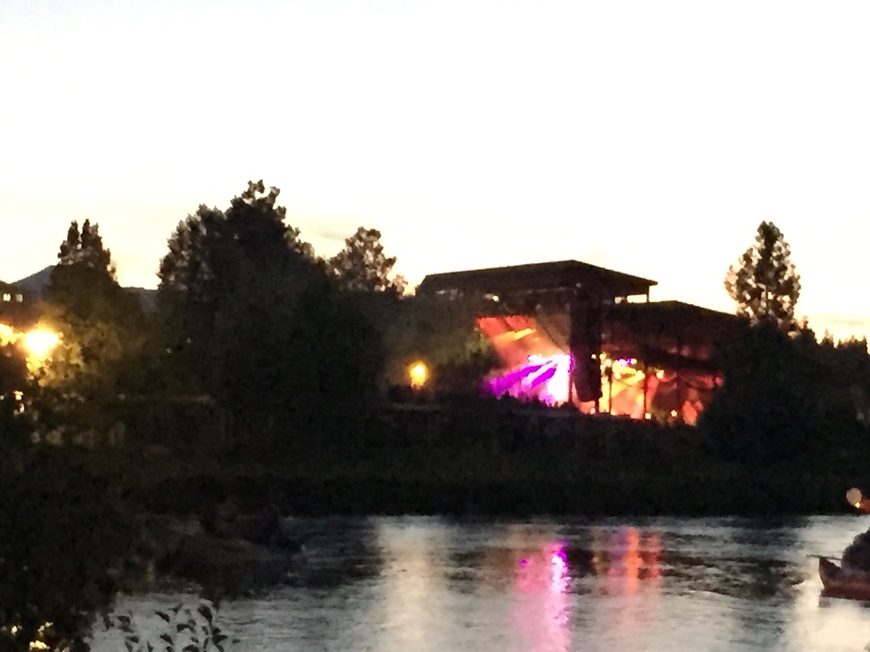 Phish playing live at the Old Mill District