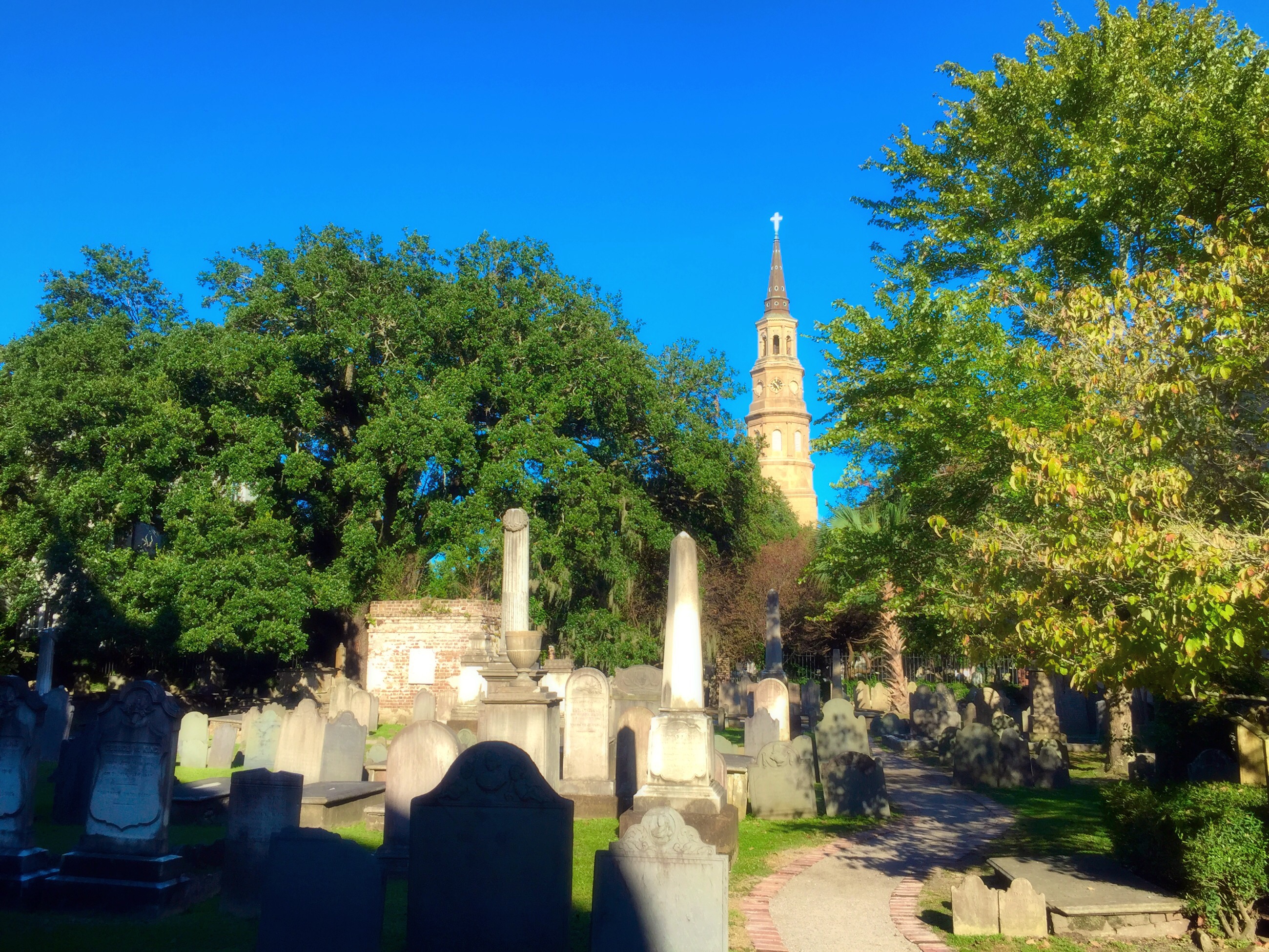 Courtney has a obssession with old churches and graveyards