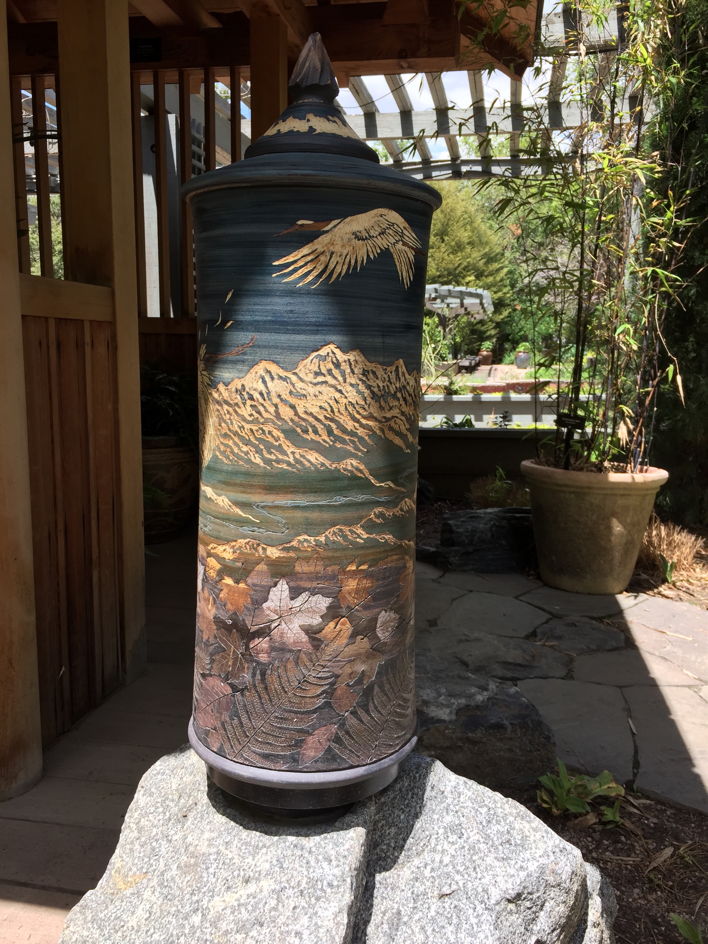 Tibetan prayer wheel