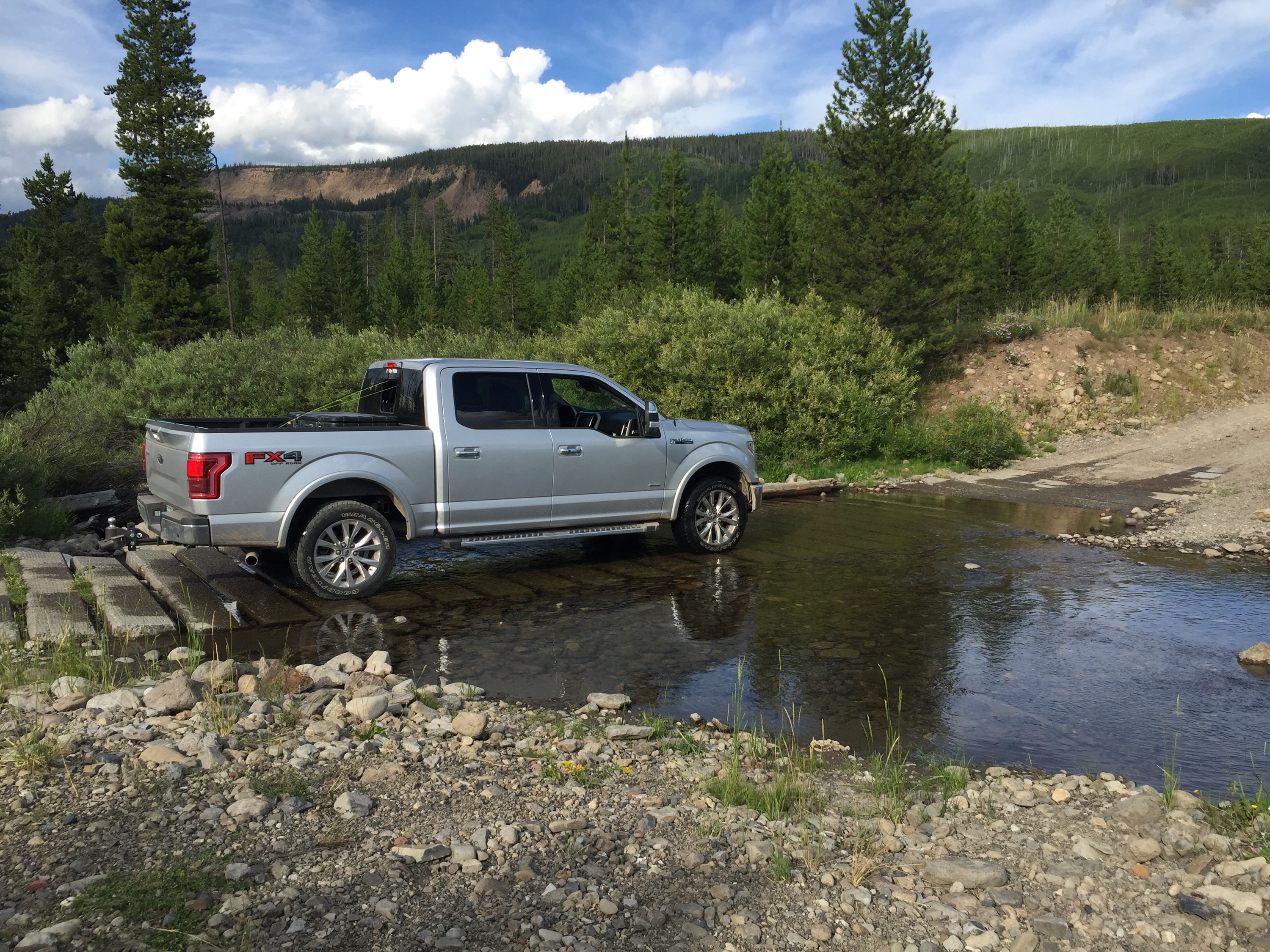 exploring back roads.