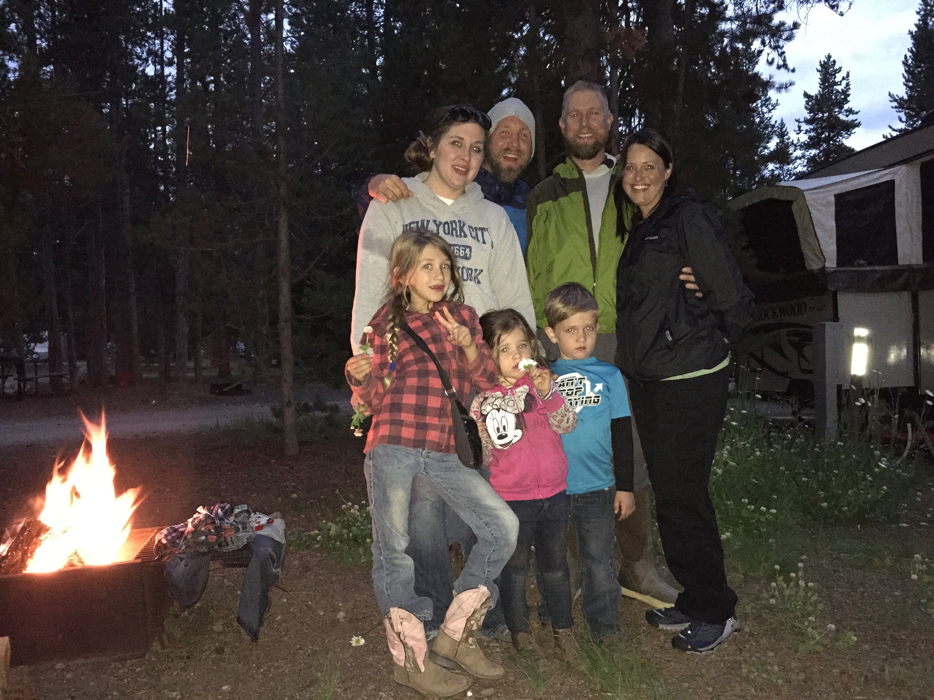 campfire fun with our friends