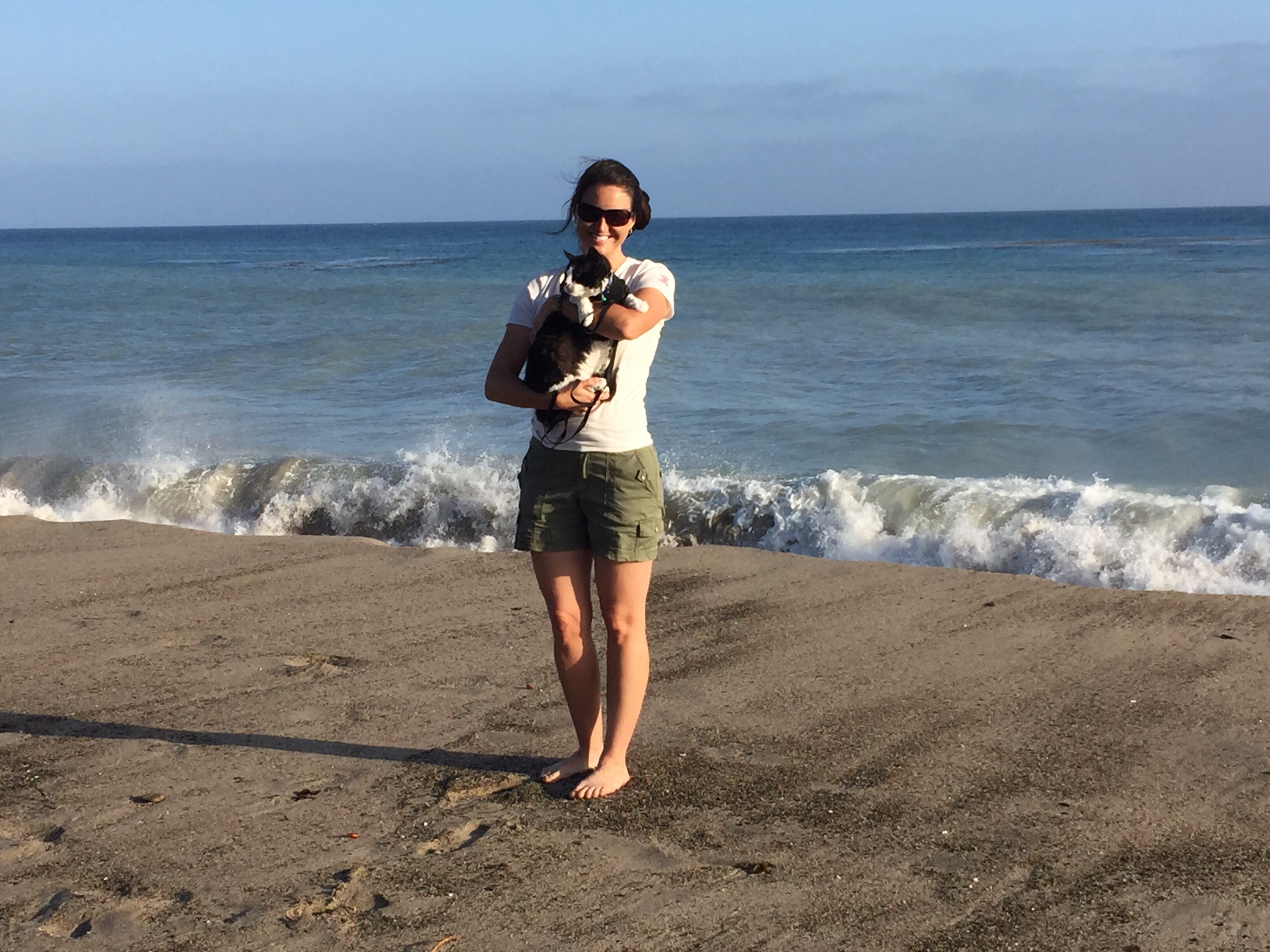 Pepper likes Florida beaches better