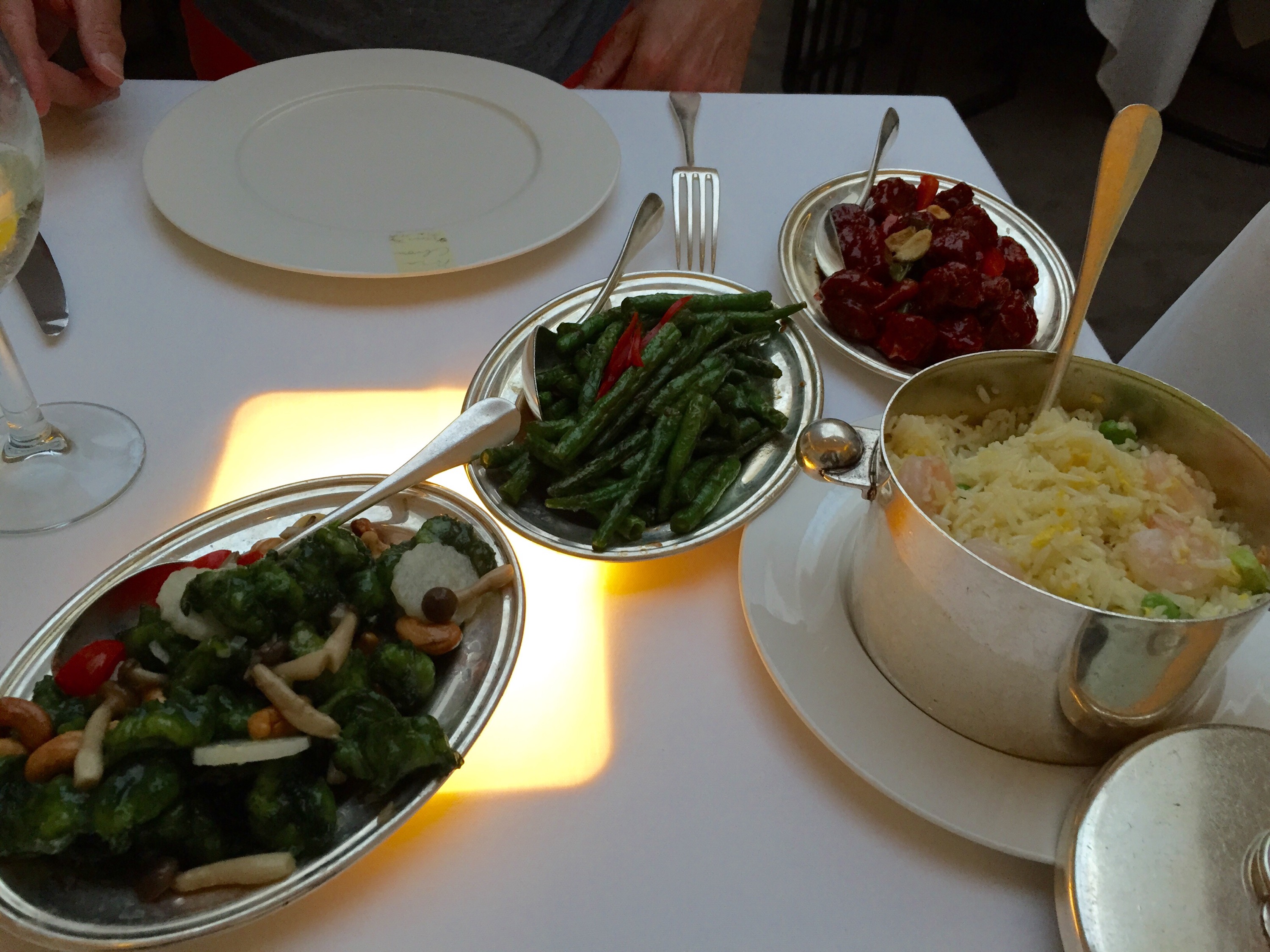 a very expensive dinner, well worth every cent