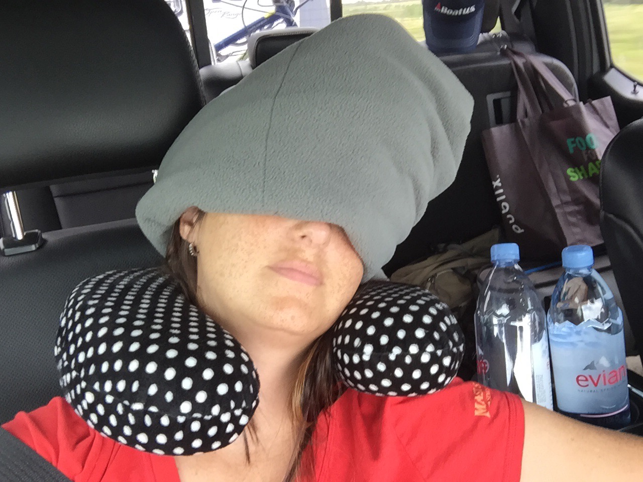 Failed attempts at sleeping in a moving truck