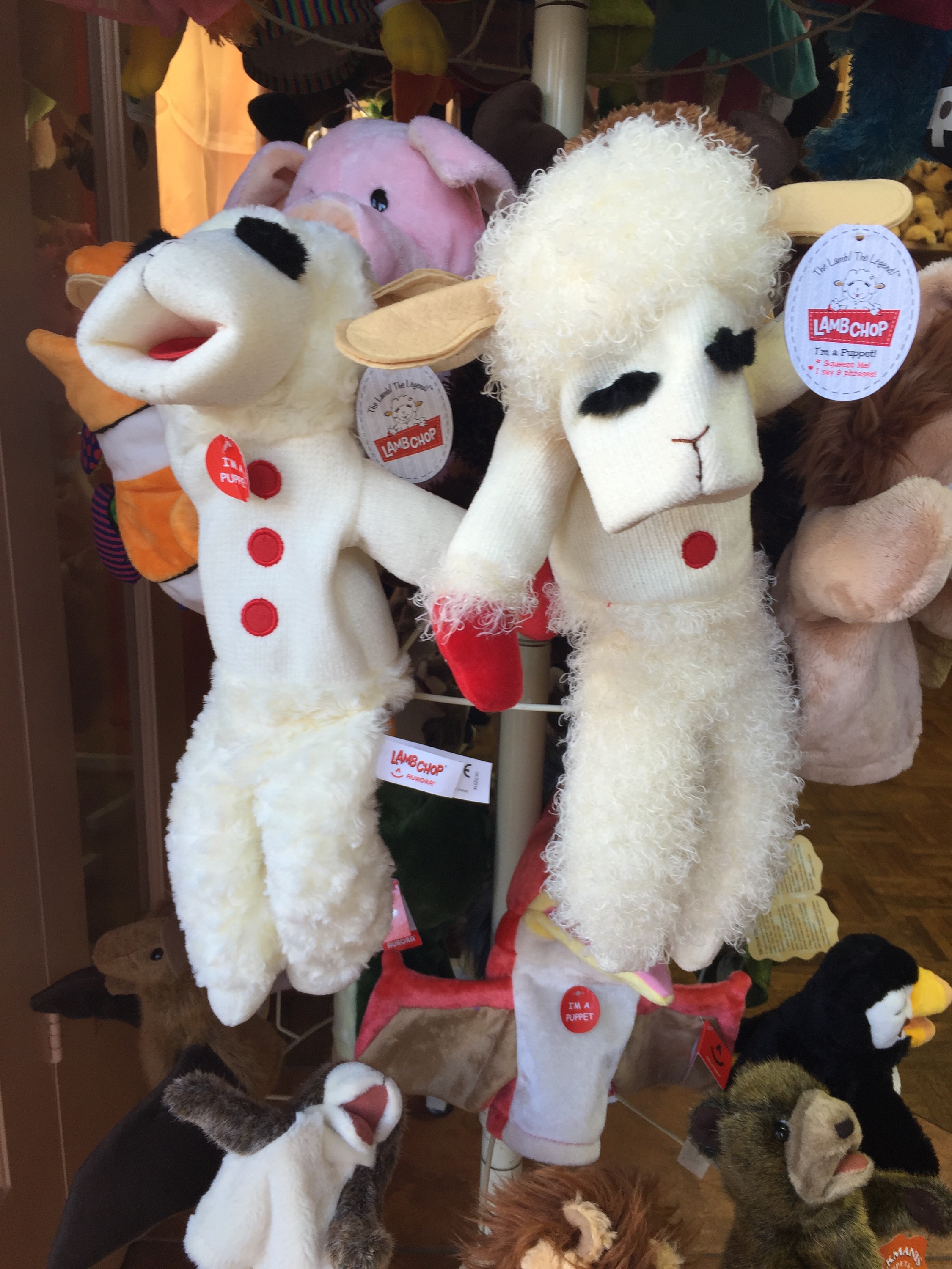 The puppet shop at Pier 39 brought back memories of our kids being little