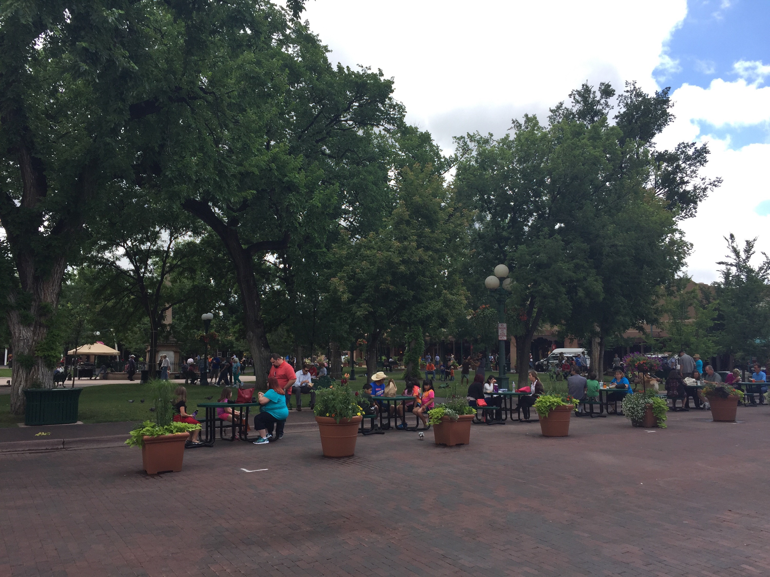 Park in the center of town