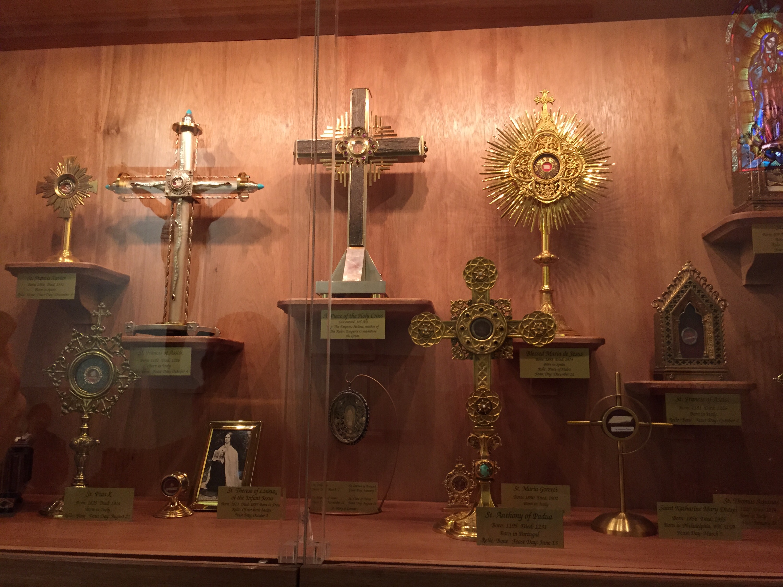 Relics — my favorite part of the church