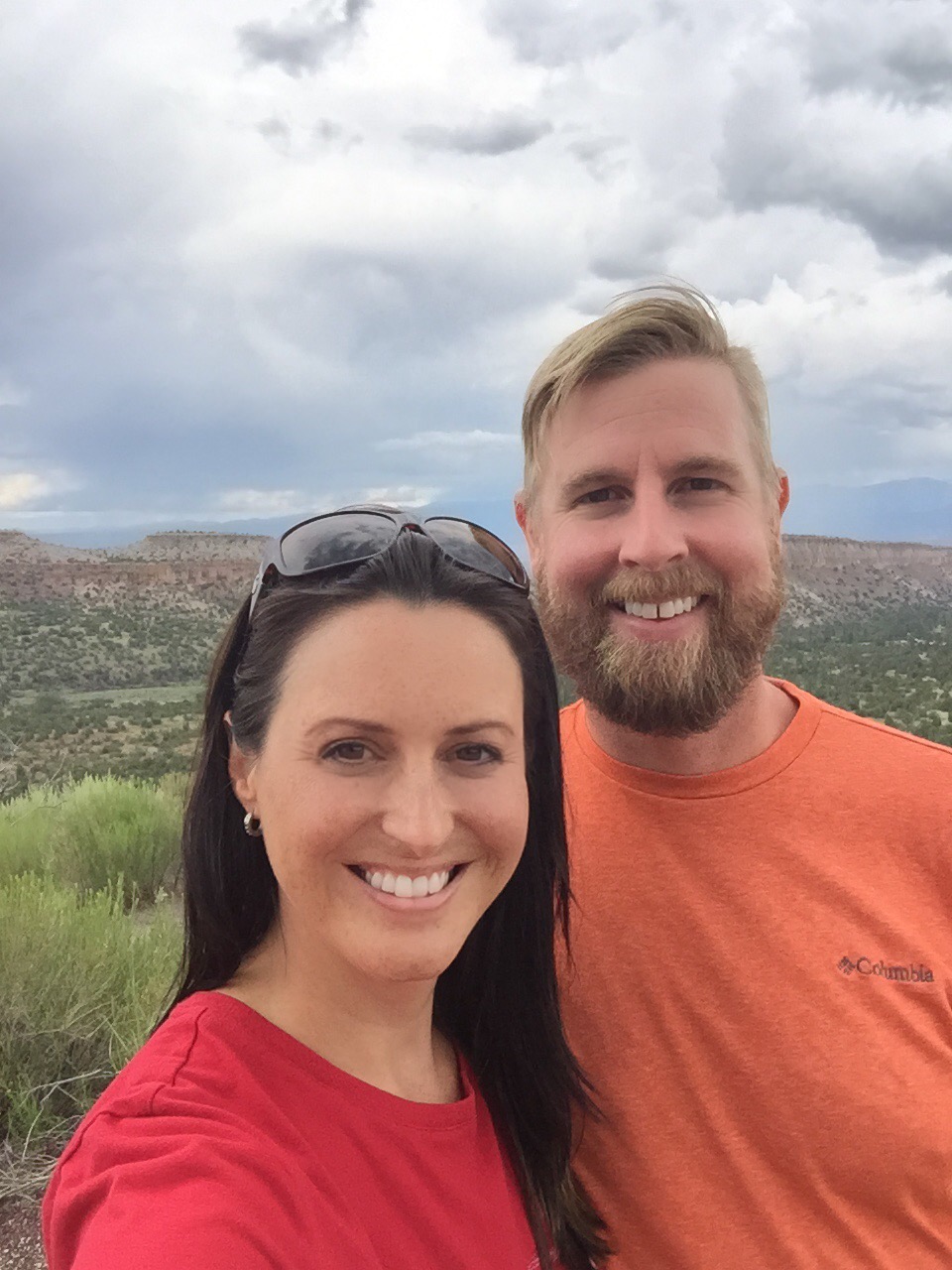 Pooped after the hike at Bandelier